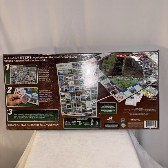 Monopoly My National Parks Edition 2008 Customizable NEW And Sealed - Picture 6 of 6